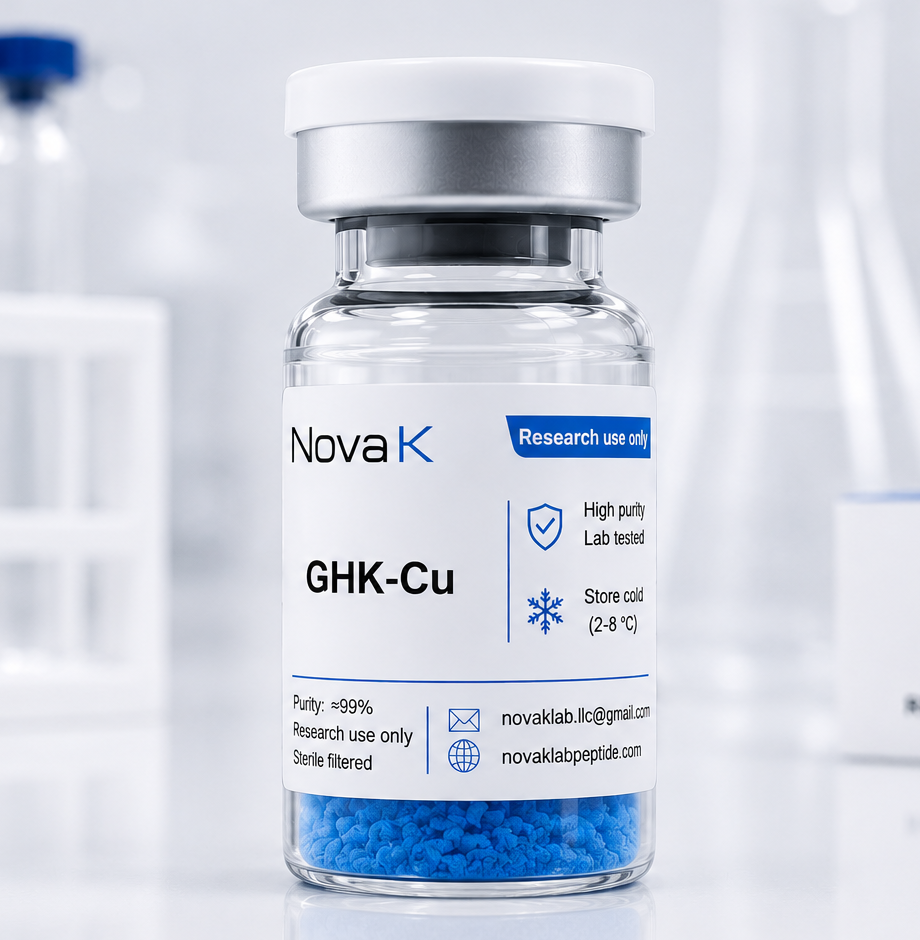 NovaK GHK-Cu research vial